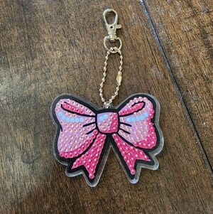 Pink Bow Key Holder